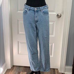 High waisted mom jeans